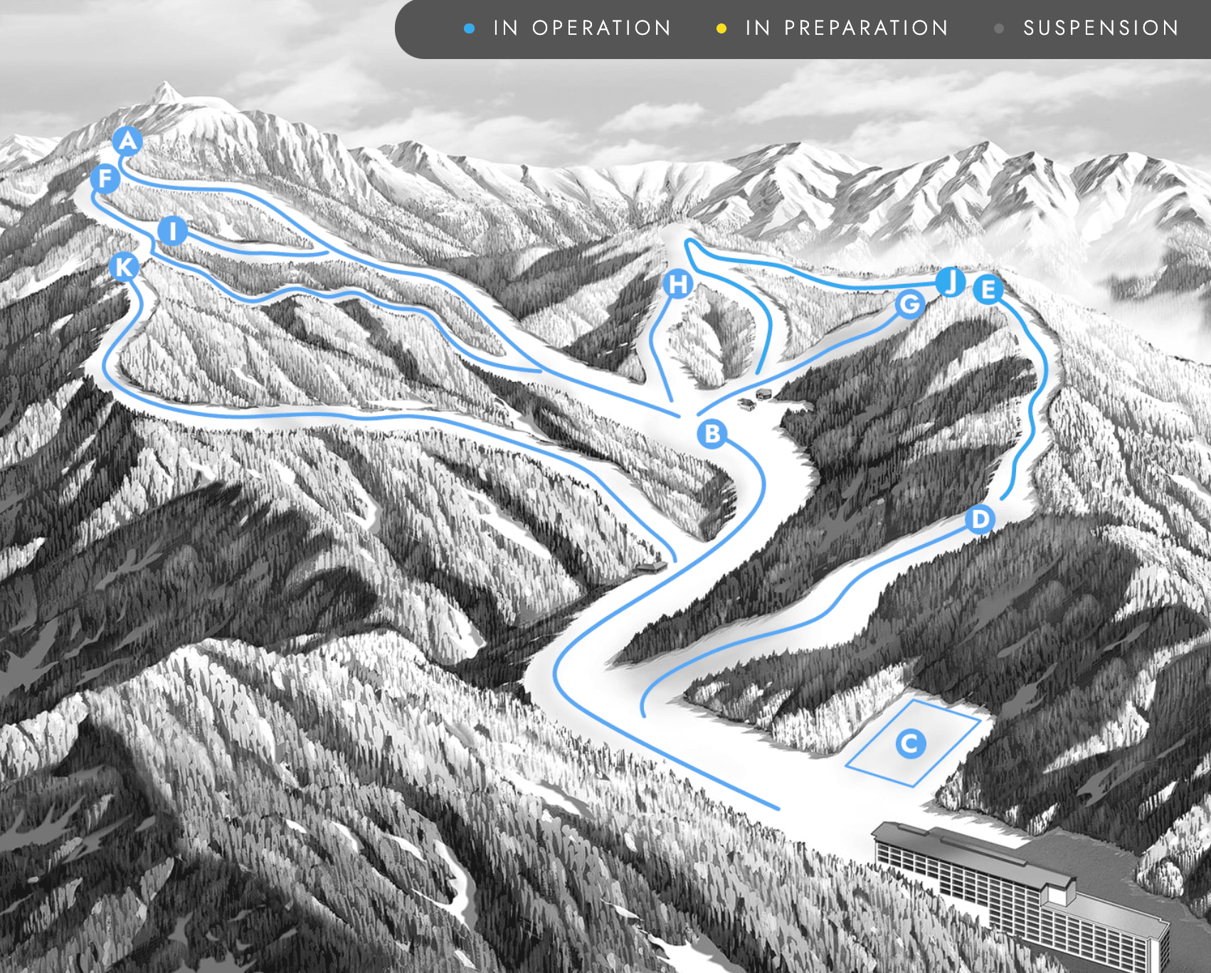 Kawaba Ski Resort Map