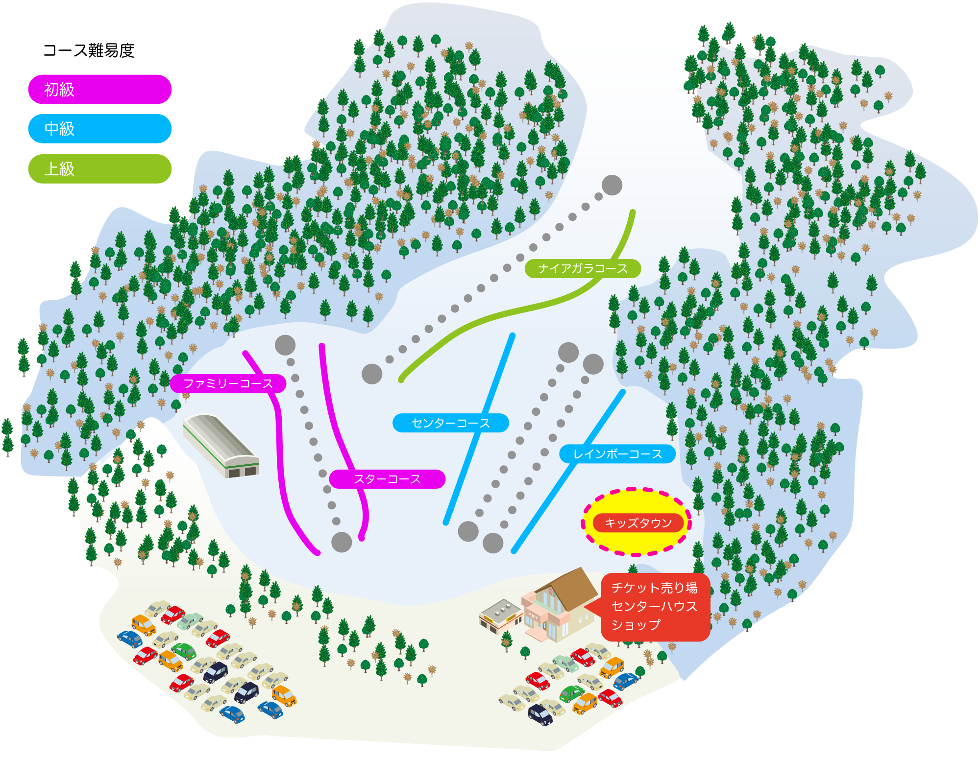 Kamui Misaka Ski Map