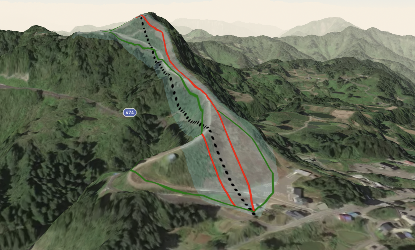 Koshi Kogen Ski Map