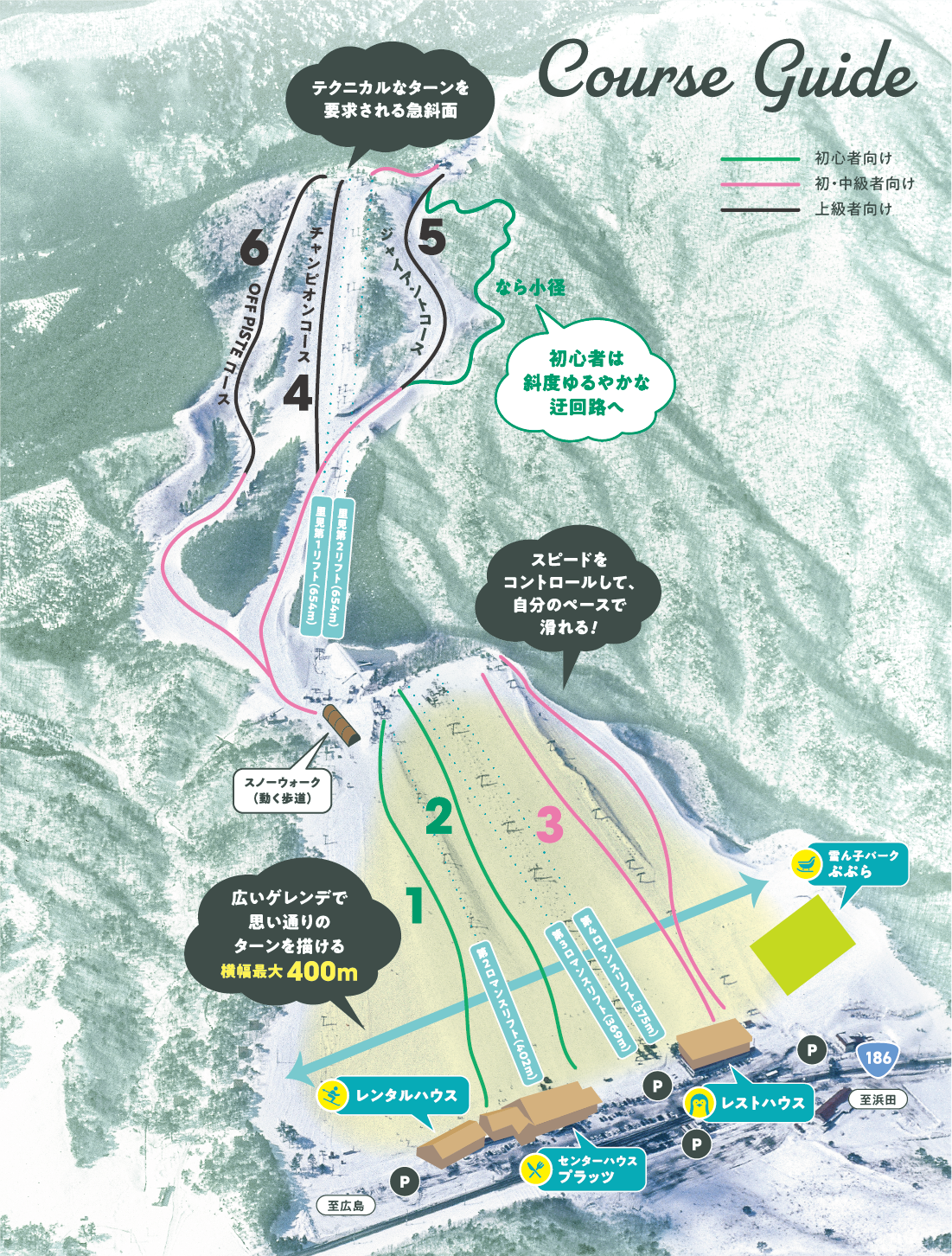 Osa Ski Resort Ski Map