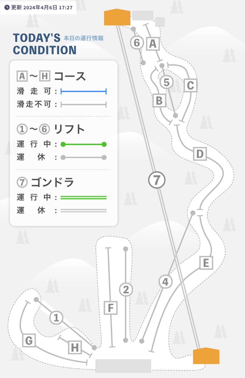 Fujimi Panorama Resort Ski Map